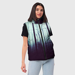 Женский жилет ЖУТКИЙ ЛЕС, цвет: 3D-красный — фото 2