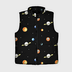 Женский жилет Планеты в космосе