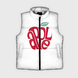 Женский жилет Красное яблочко, цвет: 3D-светло-серый