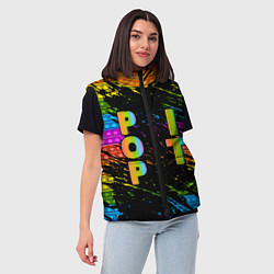 Женский жилет ПОП ИТ POP IT АНТИСТРЕСС, цвет: 3D-красный — фото 2
