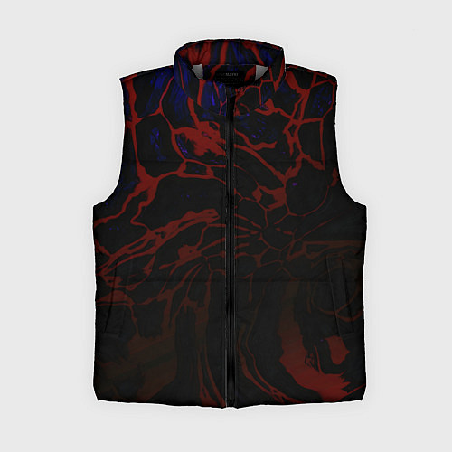 Женский жилет Извержение Вулкана Лава / 3D-Светло-серый – фото 1