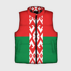 Женский жилет Белоруссия, цвет: 3D-черный