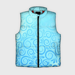 Женский жилет Нежный перелив, цвет: 3D-красный