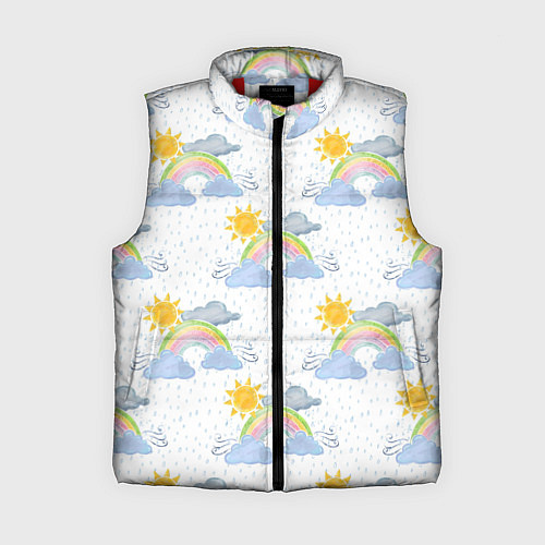 Женский жилет Погода / 3D-Красный – фото 1