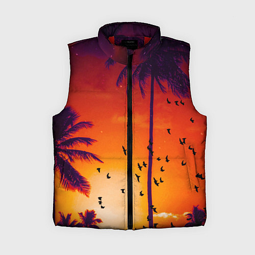 Женский жилет РАЙСКОЕ НАСЛАЖДЕНИЕ / 3D-Красный – фото 1