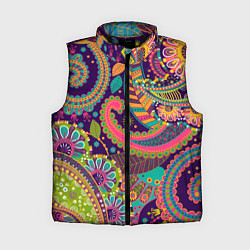 Женский жилет Яркий красочный узор