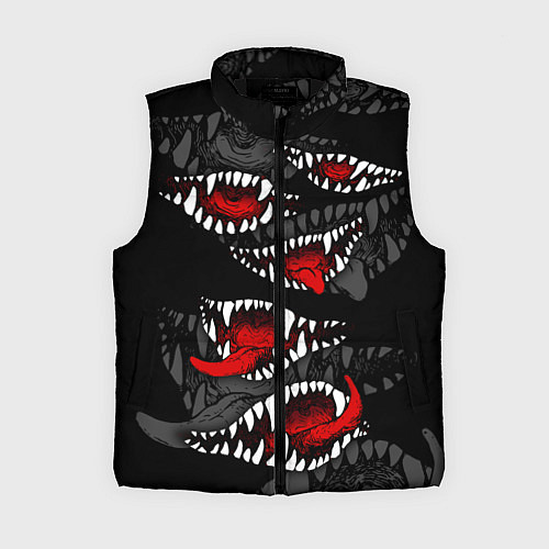 Женский жилет Атака вампиров / 3D-Черный – фото 1