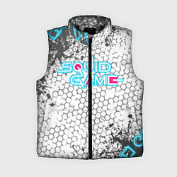 Женский жилет Игра в кальмара, цвет: 3D-черный
