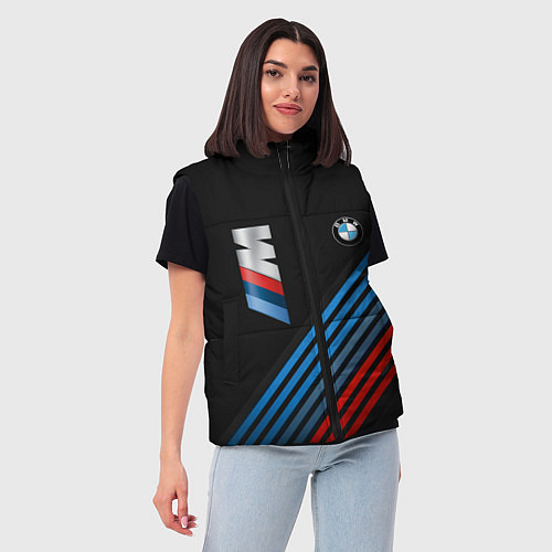 Женский жилет BMW STRIPE / 3D-Красный – фото 3