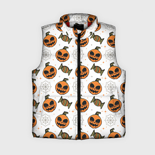 Женский жилет Patern Halloween 26 / 3D-Красный – фото 1