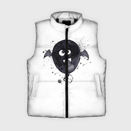 Женский жилет Шарик-летайка белый, полиэстер / 3D-Черный – фото 1