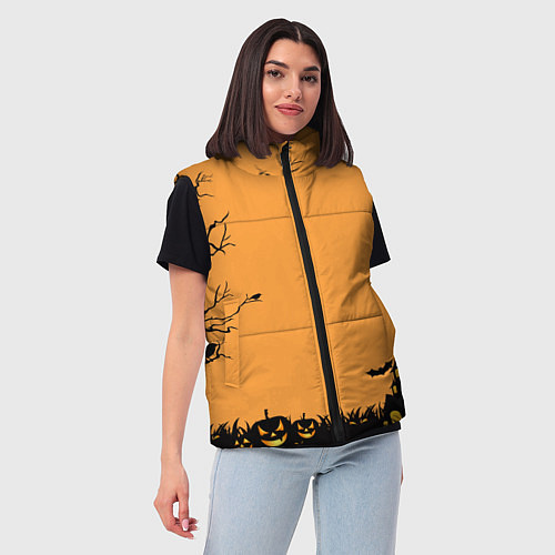 Женский жилет Orange Halloween TRD / 3D-Красный – фото 3