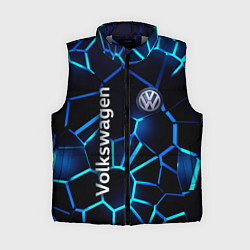 Женский жилет Фольксваген 3D плиты, цвет: 3D-светло-серый