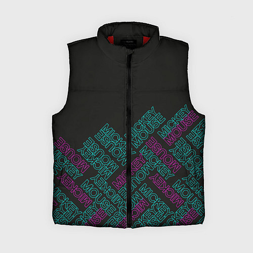 Женский жилет Text Mickey / 3D-Красный – фото 1