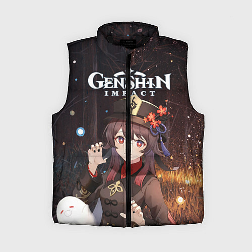 Женский жилет Hu Tao / 3D-Черный – фото 1