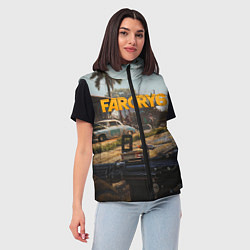 Женский жилет Far Cry 6 game art, цвет: 3D-черный — фото 2