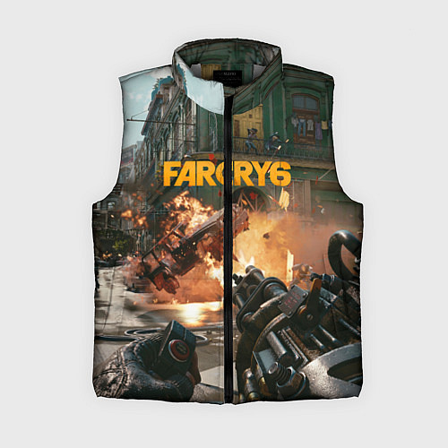 Женский жилет Far Cry 6 gameplay art / 3D-Светло-серый – фото 1