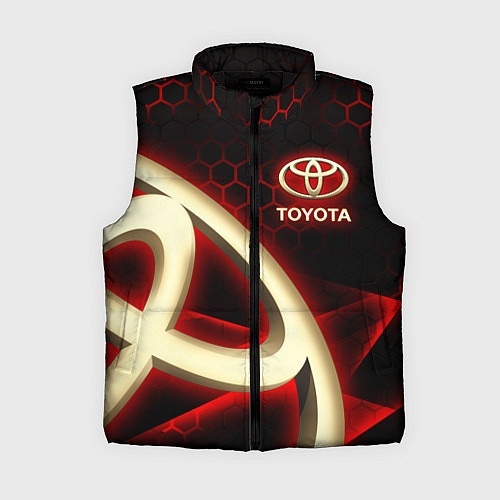 Женский жилет Тойота Toyota / 3D-Черный – фото 1