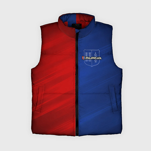 Женский жилет Логотип Alpina / 3D-Красный – фото 1