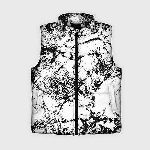 Женский жилет Эффект линогравюры / 3D-Черный – фото 1