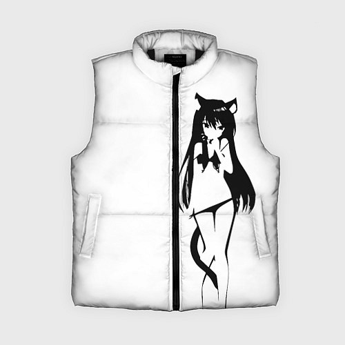 Женский жилет Чб Неко в лифчике / 3D-Черный – фото 1