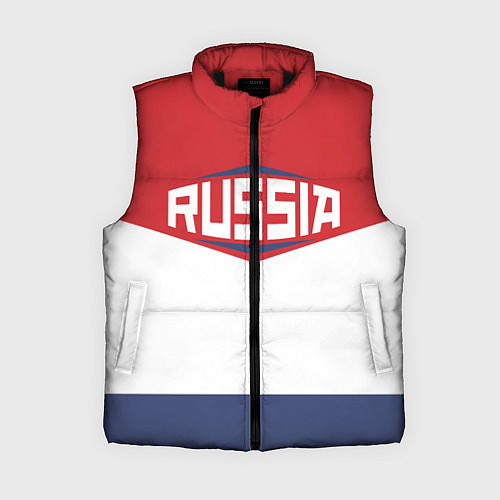 Женский жилет Russia / 3D-Черный – фото 1