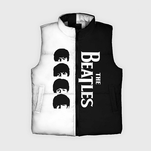 Женский жилет The Beatles черно - белый партер / 3D-Светло-серый – фото 1