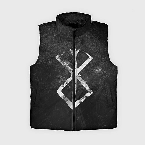 Женский жилет BERSERK LOGO GRUNGE / 3D-Черный – фото 1