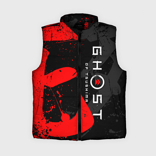 Женский жилет GHOST OF TSUSHIMA ПРИЗРАК ЦУСИМЫ / 3D-Черный – фото 1
