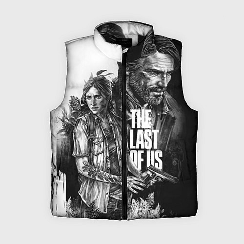 Женский жилет THE LAST OF US ЧЁРНО БЕЛЫЙ / 3D-Черный – фото 1