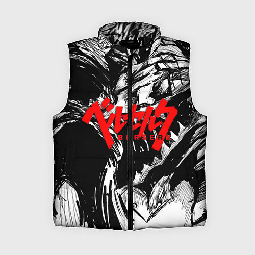 Женский жилет БЕРСЕРК РИСУНОК BERSERK / 3D-Черный – фото 1