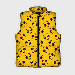Женский жилет FORTNITE BANANA FACE PATTERN ФОРТНАЙТ ЛИЦО БАНАНА, цвет: 3D-светло-серый