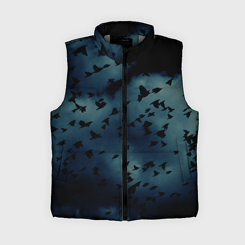 Женский жилет Flock of birds / 3D-Светло-серый – фото 1