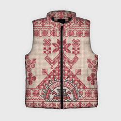 Женский жилет Славянская вышивка Узоры Руси