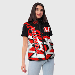 Женский жилет Honda Хонда, цвет: 3D-черный — фото 2