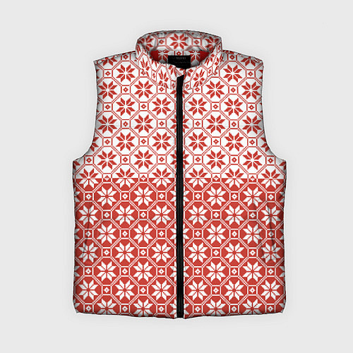 Женский жилет Алатырь Славянский Символ / 3D-Красный – фото 1