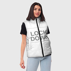 Женский жилет QR Lockdown англ, цвет: 3D-красный — фото 2