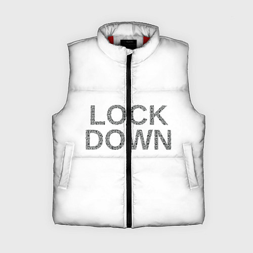 Женский жилет QR Lockdown англ / 3D-Красный – фото 1