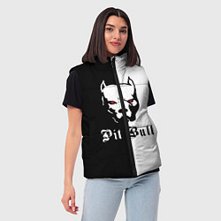 Женский жилет Pit Bull боец, цвет: 3D-черный — фото 2