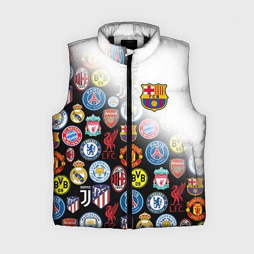 Женский жилет FC BARCELONA LOGOBOMBING / 3D-Черный – фото 1