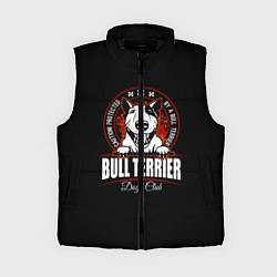 Женский жилет Бультерьер Bull Terrier, цвет: 3D-черный