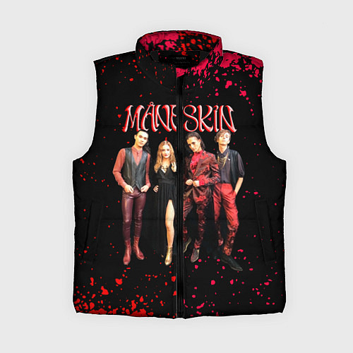 Женский жилет Maneskin Лунный свет, рок - группа / 3D-Черный – фото 1