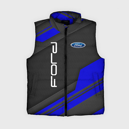Женский жилет Ford Форд авто / 3D-Черный – фото 1