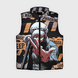 Женский жилет Трафальгар Ло особо опасен, цвет: 3D-черный