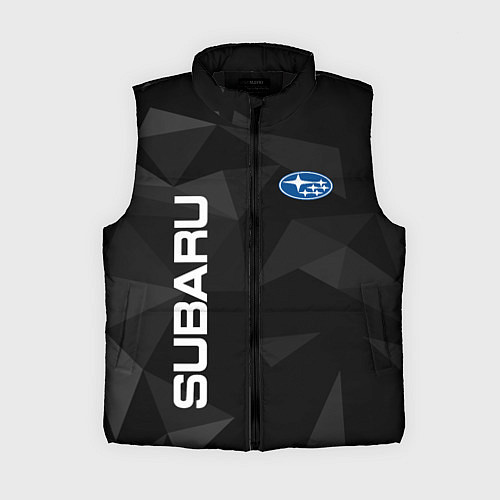 Женский жилет Subaru Субару Авто / 3D-Черный – фото 1