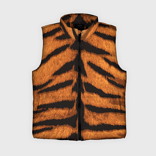 Женский жилет ТИГРИНАЯ ШКУРА / 3D-Черный – фото 1
