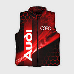 Женский жилет AUDI АУДИ SPORT СПОРТ RED AND BLACK