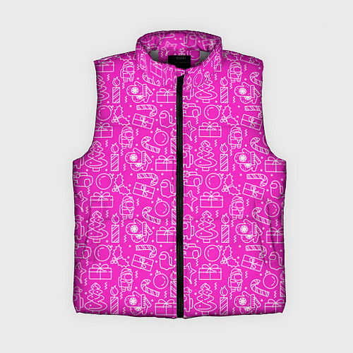 Женский жилет Рattern аmong us / 3D-Светло-серый – фото 1