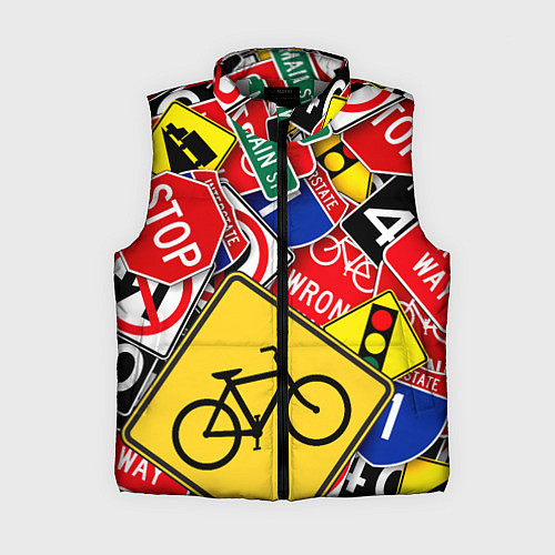 Женский жилет Главная дорога / 3D-Светло-серый – фото 1