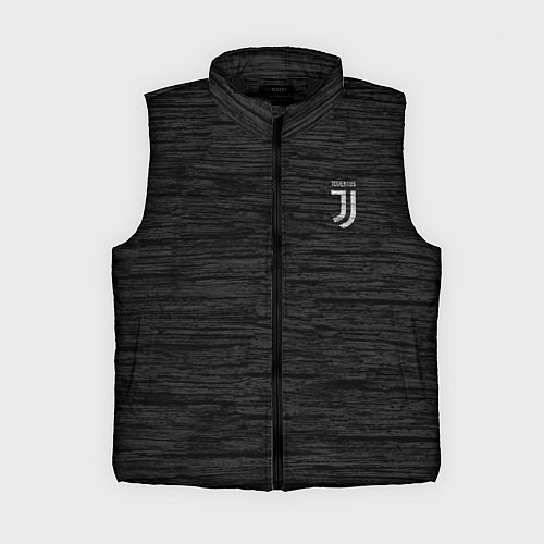 Женский жилет Juventus Asphalt theme / 3D-Черный – фото 1